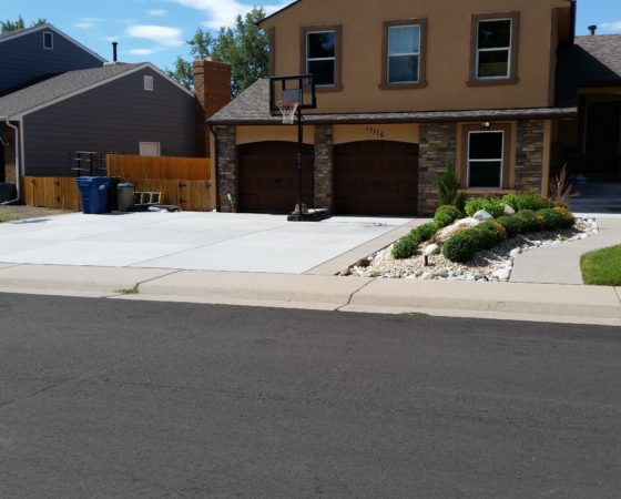 Driveway And Side Walk Expose Aggregate